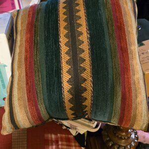 Five southwest style accent pillows